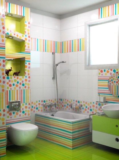 Children bathroom design