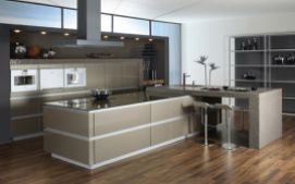 Clean and relaxing kitchen design