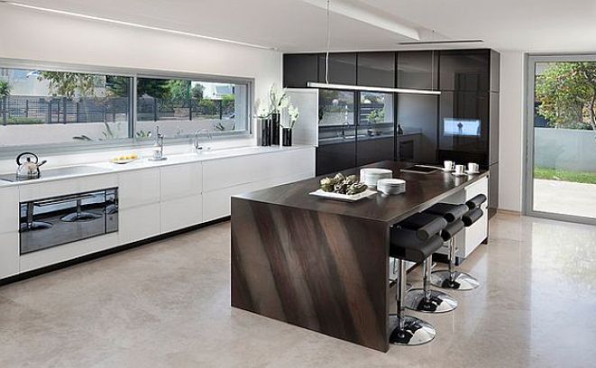 Clean and relaxing kitchen design