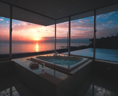 Incredible bathroom view
